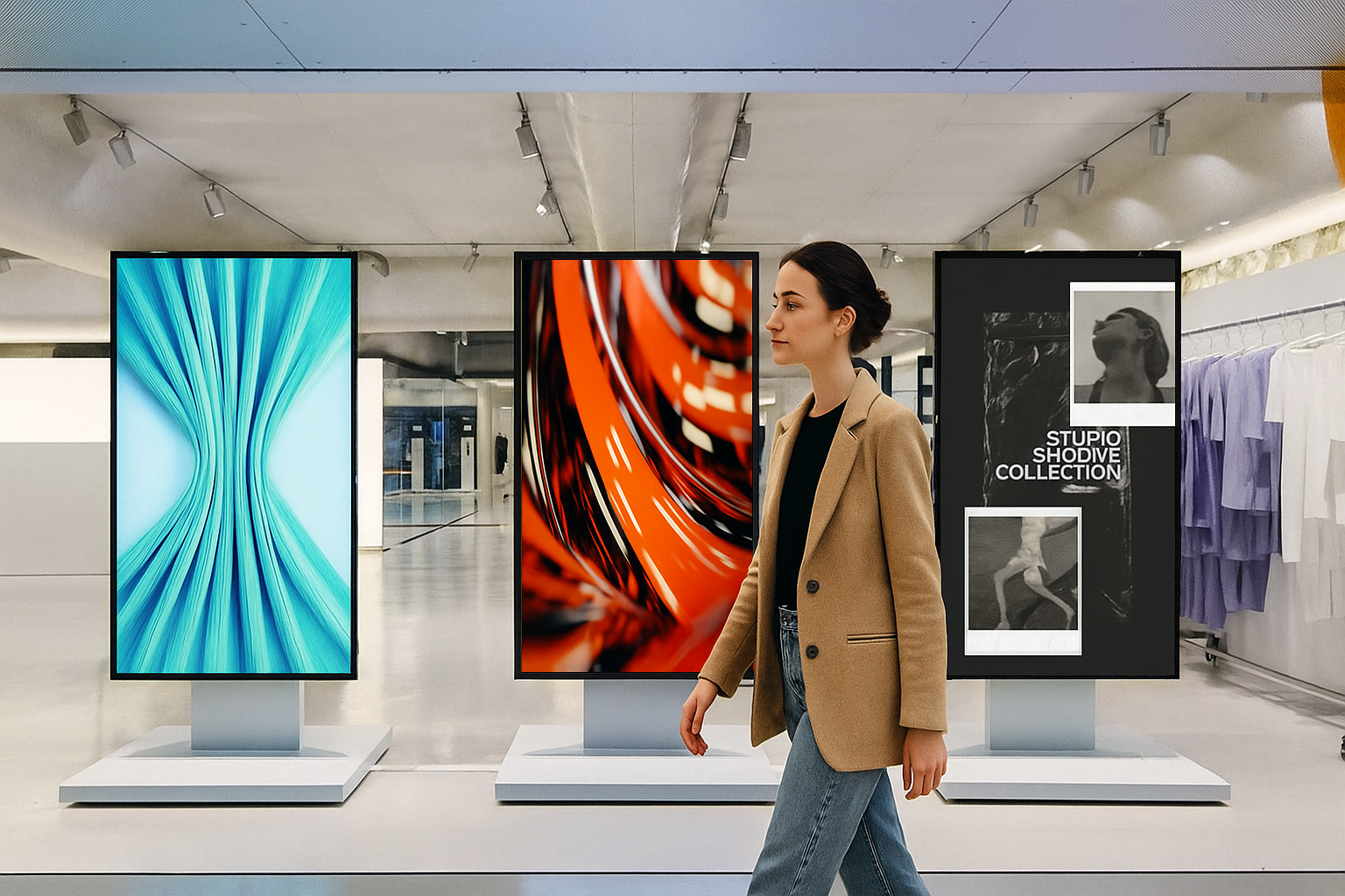 Digital Signage in Fashion Retail - Interactive Displays